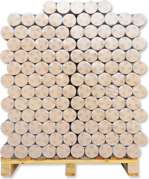 NESTRO Hartholzbriketts Buche & Eiche 2000 kg — 200×10 kg auf 2 Paletten | Energie Kienbacher