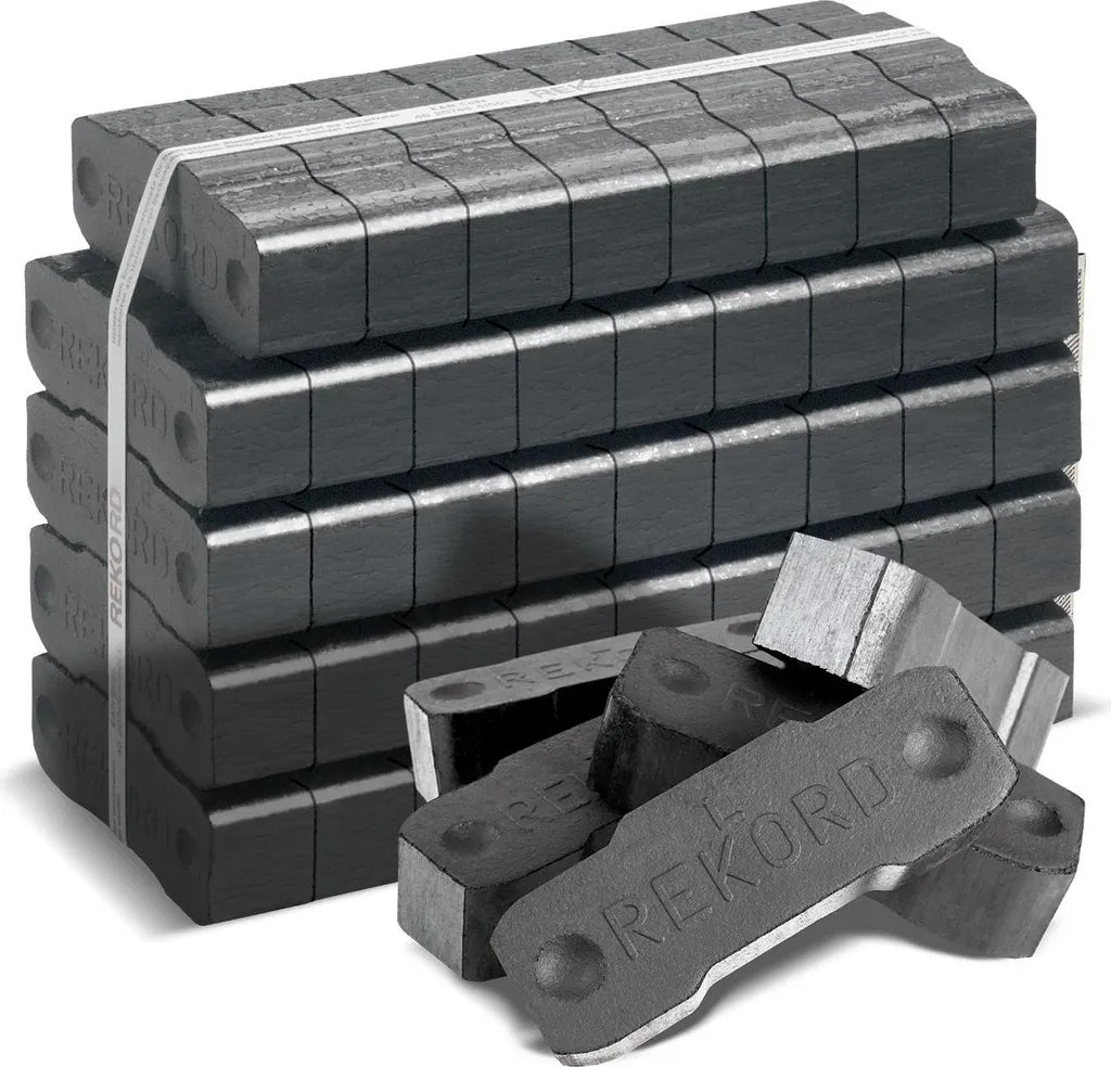 REKORD Braunkohlebriketts 25kg 40 Gebinde — 1000kg Palette | Lausitzer Braunkohle