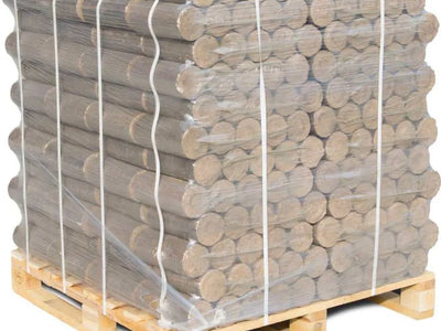 PREMIUM Hartholz Holzbriketts NESTRO 96×10kg — 960kg Palette | HOLZBRX DIN Plus