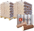 NESTRO Hartholzbriketts Buche & Eiche 2000 kg — 200×10 kg auf 2 Paletten | Energie Kienbacher