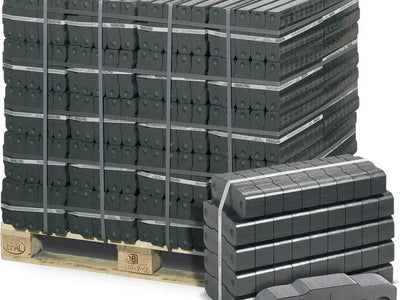 REKORD Braunkohlebriketts 25kg 40 Gebinde — 1000kg Palette | Lausitzer Braunkohle